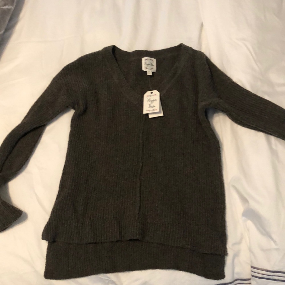 Cozy Sweater in Spanish Olive!